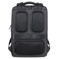 Mochila de Viaje Ligera de Gran Capacidad para Hombre y Mujer, Impermeable, de Poliéster PU, con Compartimento para Portátil y Cierre de Cremallera