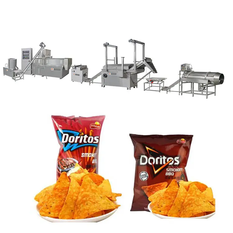 Hot Sale Baked Tortilla Chips Processing Line Extruder Machine Corn Chips Production Equipments