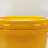 Seaux en plastique cylindriques ovales avec couvercle et poignée, en PP, de 600 ml à 20 l, vente en gros d'usine