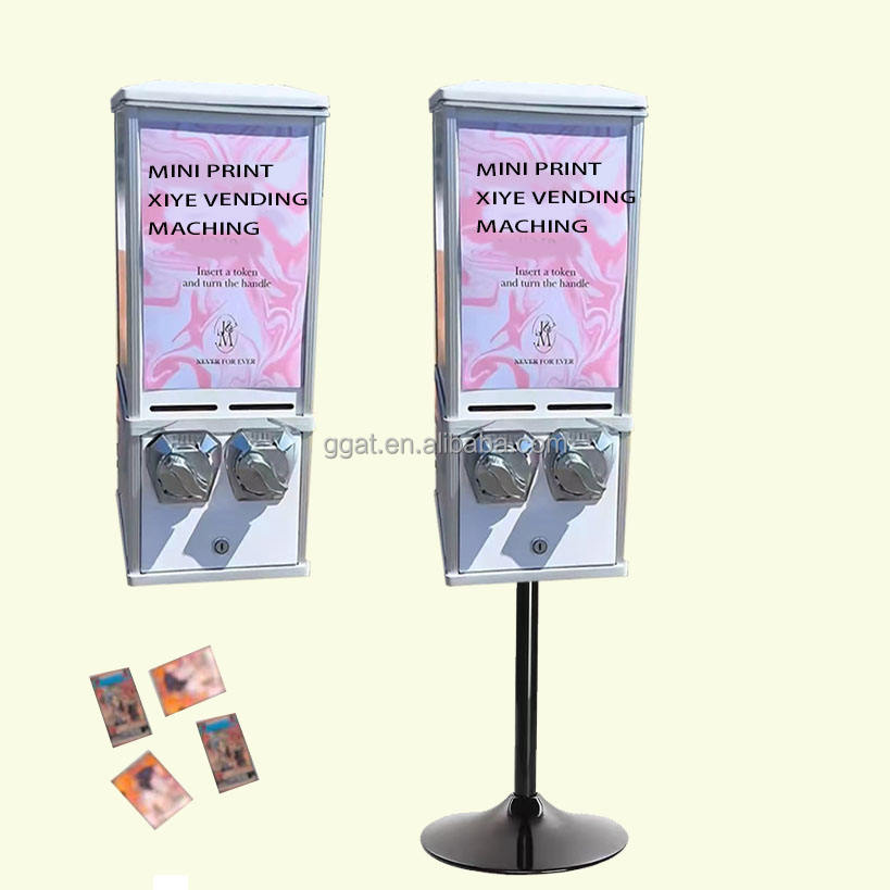 New Cartoon Trading Card Sticker White Tattoo Vending Machine