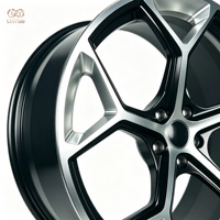 Jantes monobloc forgées légères avec faces usinées CNC et barils revêtus brillants pour des performances fiables