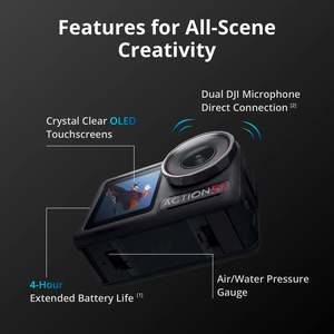 กล้อง Osmo Action 5 Pro ความละเอียด 25MP 4K กันน้ำ พร้อมก้านต่อขยาย 1.5 เมตร สำหรับการเดินทางและปั่นจักรยาน - Product Image 3