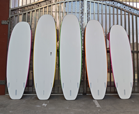 Planches de surf portables en mousse IXPE EPS, avec partie supérieure souple et basse en fibre de verre, pare-chocs avant et arrière, en résine époxy écologique, haute résistance, garantie 1 an