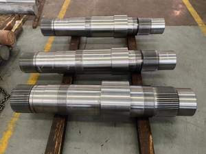 Grand arbre de transmission long cannelé en acier forgé non standard personnalisé Oem - Product Image 4