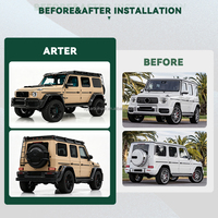 Accesorios para Automóviles, Kit de Carrocería para Mercedes-Benz Clase G W465 W464 G63, Mejora al Estilo 4x4, Piezas de Automóvil de Fibra de Carbono + Metal