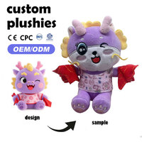 Vente en gros de jouets en peluche amusants et écologiques personnalisés, en peluche douce avec rembourrage en coton PP pour cadeau d'Halloween