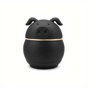 Broyeur à tabac manuel portable HERO, design moderne en forme de cochon, avec poignée en caoutchouc, 4 couches, en aluminium lisse – Meilleure vente - Product Image 6