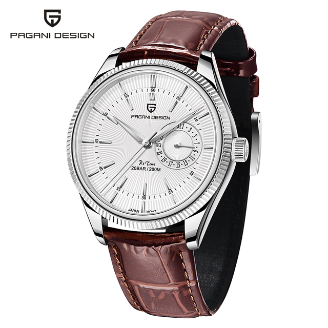 PAGANI DESIGN  Chronograph Leather Strap Wristwatches for Men PD-1689 Business 200M Waterproof quartz Men's Watches