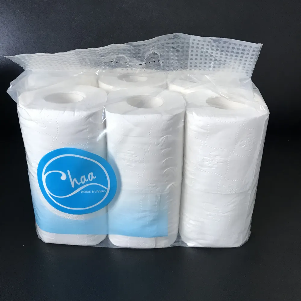 Großhandel 2-lagige Schicht gedruckt Kern Bad Taschentuch/Toiletten papier/Toiletten papier Rolle