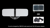 Pdlux PD-2P-A Détecteur de Mouvement LED Twin Lights Plafonnier 65 Moderne Zigbee Plafonnier PVC Plastique Noir 3 ans 7W Max. 120