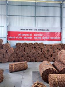 Vietnam Brand Eco-Friendly Bio-degradable High Standard <b>Coir</b> <b>Mats</b> Hand-Woven Coconut Fiber Rolls Geometric Classic Style <b>Door</b> - Product Image 4