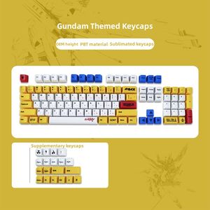 Teclado mecánico personalizado Kawaii Sakura <span class=keywords><strong>de</strong></span> Anime, tapa <span class=keywords><strong>de</strong></span> llave, sublimado Pbt Material, teclas <span class=keywords><strong>de</strong></span> altura OEM - Product Image 6