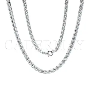 Cadermay – chaîne en <span class=keywords><strong>maille</strong></span> <span class=keywords><strong>argent</strong></span> massif 925 Miami Fashion, 5mm d'épaisseur, chaîne <span class=keywords><strong>serpent</strong></span>, Bracelet, bijoux, rappeur, chaîne à maillons cubains - Product Image 1