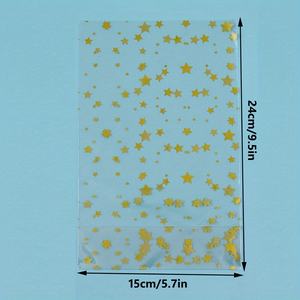 Sachet d'emballage personnalisé en cellophane plastique pour la fabrication alimentaire, sachet imprimé pour bonbons et biscuits, sac de scellage pour friandises - Product Image 6