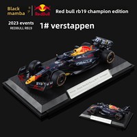 Modelo de Auto de Fórmula 1 Red Bull RB19 F2401, Escala 1:24, Licenciado y Original, de Aleación, con Simulación de Deslizamiento, un Exquisito Regalo Pequeño HX