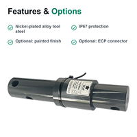 Barre de pesage agricole HCE WBB7340, protection IP67, connecteur ECP, finition peinte, système de pesage pour wagon mélangeur d'aliments TMR, fixation par boulons