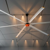 Ventilateur de plafond industriel HVLS, adapté aux ateliers, gymnases, entrepôts, salles d'exposition, abris pour bétail, ventilateur d'évacuation industriel