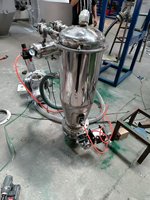 Pompe à moteur de convoyeur à vide pneumatique en acier inoxydable à vitesse réglable 380V 1 an Système d'alimentation d'élévateur de transfert de poudre