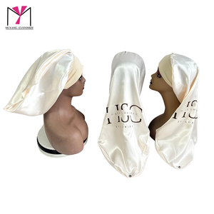 Bandeau unisexe en satin avec bouton, de haute qualité, logo personnalisé imprimé, uni, pour adultes, pour le sport, la plage, les fêtes, usage quotidien - Product Image 4