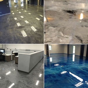 MTBJZJ 	 Rivestimento Epossidico per Pavimenti a Basso VOC, Trasparente e Senza Solventi, per Pavimenti Artistici e Decorativi - Product Image 4