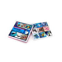 Jeu de cartes mémoire, 4 couleurs imprimées, pièces