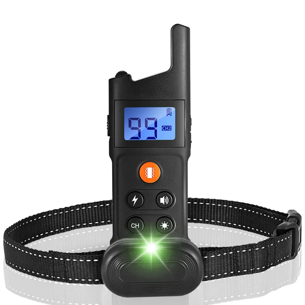 NEW 800M Rechargeable Waterproof Remote Dog Electronic Training Collar Shock Training Collar