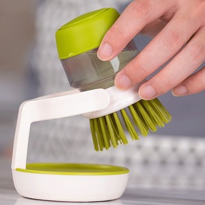 Cepillo para Lavar Platos con Dispensador de Jabón y Soporte, Cepillo Multifuncional para Limpiar Ollas y Sartenes de Cocina - Product Image 4