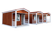 Maison conteneur pliable préfabriquée de 20 pieds en panneaux sandwich, modulaire, portable, mobile, pour chambre, villa, hôtel, école, supermarché, bureau