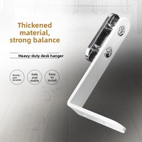 Pince de fixation Yisheng en fer pour cloison de bureau en forme de L, support de fixation pour écran de poste de travail, séparateur de bureau, support de mobilier de bureau