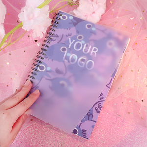 <span class=keywords><strong>Livre</strong></span> d'autocollants réutilisable à couverture souple et reliure spirale personnalisé avec des pages recto-verso et du papier de démoulage en silicone - Product Image 6