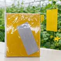 Waterdichte fruitvliegval met dubbelzijdige gele kleefstrips voor thrips/bladluizen/witte vliegen, 0,23 mm dik.