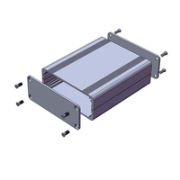 Boîtier électronique DIY en aluminium, boîtier d'amplificateur, boîte de jonction en aluminium, boîte de circuit imprimé personnalisée en métal 75*63*25mm