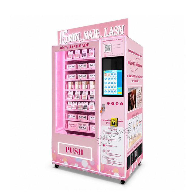 21.5'' Touch Shopping Cosmetics Vending Machine with Cloud Backend System Nail Art Vending Machine for Small Business