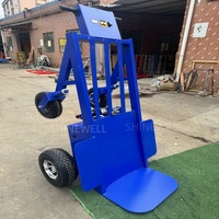 Chariot électrique SHINEWELL pour escaliers, usage bateau, treuil à double entraînement, taille personnalisée, construction métallique unisexe