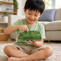 Véhicule blindé transformable électrique avec fonction « Bump and Go », musique et lumières LED - Jouet éducatif pour enfants et adolescents, cadeau d'anniversaire