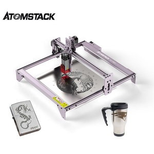 เครื่องแกะสลักเลเซอร์ ATOMSTACK A5 PRO 40W แบบตั้งโต๊ะ พกพาสะดวก สำหรับแกะสลักรูปภาพบนไม้ สแตนเลส แก้ว ขวดแก้ว และแก้วน้ำ - Product Image 3