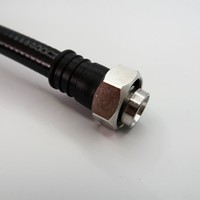 Kabel Jumper Rf panjang kustom 1/2 kabel super fleksibel 4.3-10 Jumper pria untuk 7/16 Jumper wanita Din 3m