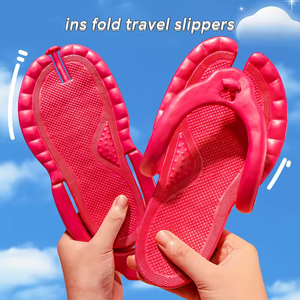 รองเท้าแตะน้ำหนักเบา ระบายอากาศได้ดี กันลื่น พกพาสะดวก เหมาะสำหรับธุรกิจหรือการเดินทางท่องเที่ยว - Product Image 3