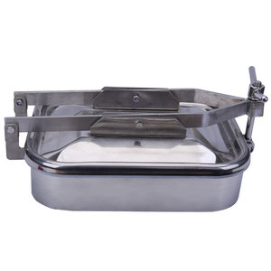 Couverture de trappe de réacteur à pression carrée à ouverture rapide en acier inoxydable 304/316 pour équipement essentiel - Product Image 5