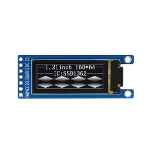 1.21นิ้ว160x64โมดูลจอแสดงผล OLED สีขาวดำ SSD1362อินเตอร์เฟซ SPI หน้าจอ OLED ขนาด16สีเทาพร้อมแผงควบคุม PCBA - Product Image 1