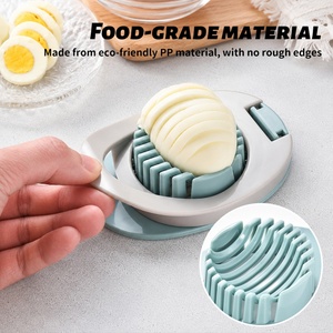 Cortador de Huevos de Acero Inoxidable 2 en 1, Cortador Manual de Huevos de Alta Resistencia, Cortador Profesional de Frutas y Champiñones - Product Image 2