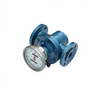Medidor de Flujo de Engranajes Ovalados LC con Puntero Mecánico y Pantalla Digital, para Alta Temperatura y Alta Viscosidad, de Acero Inoxidable, 0.05-500, para Combustible y Jarabe - Product Image 1