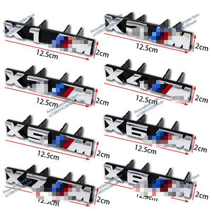 Emblema 3D con Logotipo <span class=keywords><strong>M</strong></span> para Parrilla Delantera, Insignia X para X1 X2 X3 X4 X5 X6 X7 X8 E84 E83 F39 F10 F30 G11 G07 G80 G60 E60 E46, Accesorios para Automóviles - Product Image 2