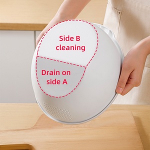 Rice Sieve <b>Plastic</b> Colander Kitchen Drain <b>Basket</b> Rice Bowl Strainer <b>Basket</b> Sink Drain Food Storage Kitchen Tools - Product Image 3