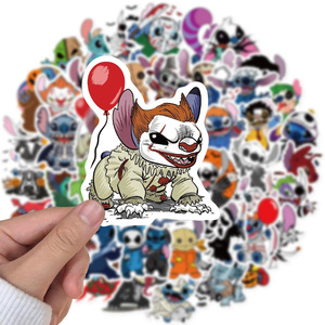 Autocollant de dessin animé drôle et mignon Autocollant d'<span class=keywords><strong>Halloween</strong></span> Autocollant de dessin animé unique imperméable Décoration <span class=keywords><strong>Halloween</strong></span> pour coque de téléphone portable - Product Image 2