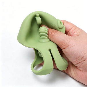 Juego <span class=keywords><strong>de</strong></span> Cuchara y Tenedor <span class=keywords><strong>de</strong></span> Silicona para Bebés, Libres <span class=keywords><strong>de</strong></span> BPA, Aptos para Alimentos, Primera Etapa <span class=keywords><strong>de</strong></span> <span class=keywords><strong>Aprendizaje</strong></span>, con Sistema Anti-Asfixia - Product Image 2