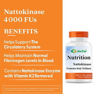 Capsule di Nattokinase a Marchio Proprietario OEM/ODM, 4000 FU per Porzione, Certificato Halal, 60 Pillole/Flacone, Supporto per il Cervello - Product Image 6