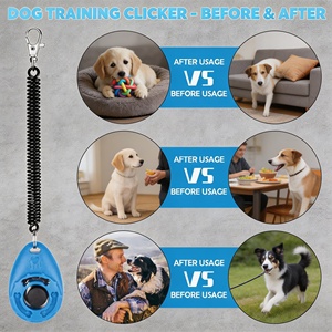 <b>Dog</b> Finger Whistle Training Clicker with Wrist Strap Wholesale for Behavioral Training <b>Dogs</b> Cats Birds Horses - Product Image 4