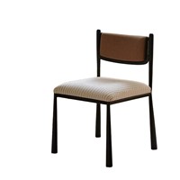 Chaise de salle à manger sans accoudoirs en velours confortable, design antique médiéval, pieds en métal robustes pour bar, maison, loisirs