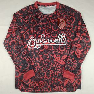 Groothandel Hot Selling Hoge Kwaliteit Palestina Jersey 100% Polyester Op Maat Ontworpen Palestina T-shirt Palestina Voetbalshirt - Product Image 3